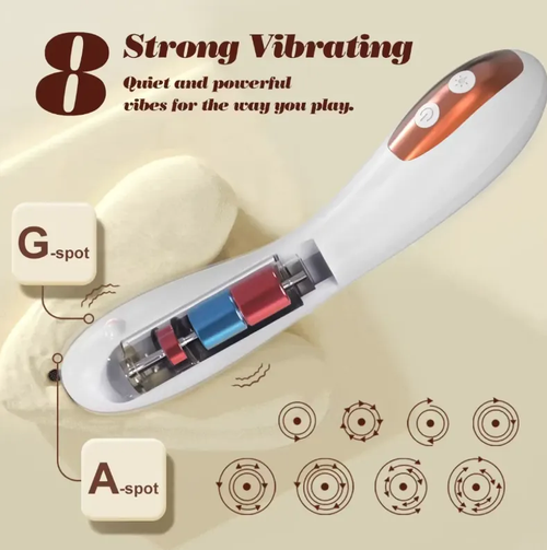 Vibrador de luz vermelha de grau médico para melhorar a saúde sexual das mulheres. Aparência elegante, com infravermelho e função de aquecimento inteligente, pode estimular o desejo sexual rapidamente. 8 modos de vibração silenciosos para várias necessidades. Conveniente e portátil. A superfície de silicone macio é amigável para as partes íntimas e tem o tamanho certo para estimular áreas sensíveis, proporcionando a experiência final do prazer.
