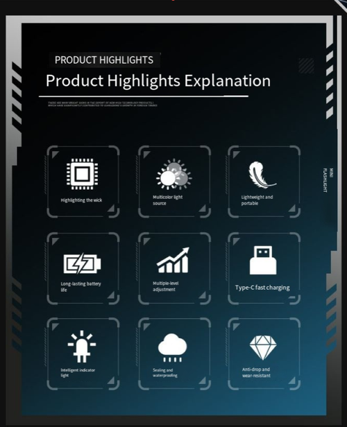 Lâmpada de trabalho de sucção magnética portátil,uma excelente ferramenta para iluminação de trabalho.  Pode ser ajustado em várias direções.O design de sucção magnética + suporte de caneta libera suas mãos.  As fontes de luz duplas vermelhas e brancas atendem aos requisitos de iluminação e aviso.  Carregamento rápido TYPE-C + display de energia digital.  As lâmpadas LED de alto brilho iluminam claramente os detalhes.Adequado para vários cenários,É o suporte brilhante para o trabalho móvel.