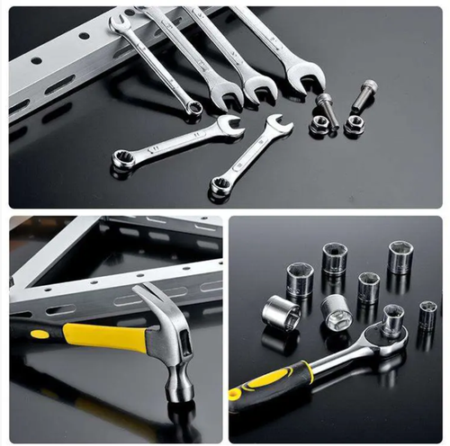 Conjunto de kit de reparo de hardware de 158 peças, cobrindo ferramentas elétricas, de carpintaria e reparo de hardware.  Feito de materiais de alta qualidade, é durável e fácil de usar.  Possui armazenamento compartimentado e é portátil para fácil transporte.  Ele pode lidar com reparos domésticos, artesanato criativo e manutenção de propriedades, tornando-o um baú de ferramentas abrangente para uso diário em casa.