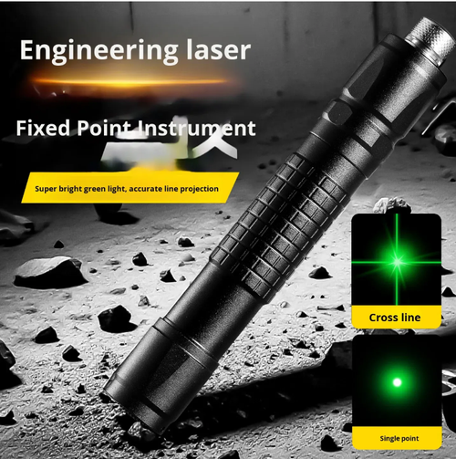 Instrumento de posicionamento a laser de nível de engenharia, suporte especial, com precisão milimétrica, comutável entre mira, modo duplo de ponto único, suporte de metal é estável e ajustável.  Pode emitir luz verde ultrabrilhante durante o dia, adequada para vários cenários, como construção, decoração e instalação de equipamentos.  É uma excelente ferramenta de engenharia com eficiência e precisão superiores para posicionamento e layout.