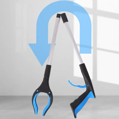 Clipe de lixo de três dobras, sem necessidade de se curvar para limpar.  Compacto e portátil quando dobrado, não ocupando espaço.  A cabeça do clipe de borracha antiderrapante segura de forma segura vários tamanhos de lixo.  Cabo ergonômico proporciona conforto duradouro durante a seguração.  A haste de liga é leve e durável.  Adequado para múltiplos cenários, uso multiuso.  Mantenha sua vida limpa com facilidade.