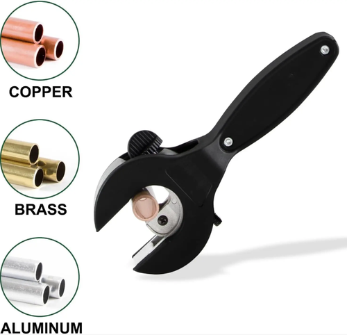 Cortador de tubos de catraca: Liga forjada, equipada com lâmina de aço de liga reforçada, faixa ajustável de 8 mm a 29 mm, cabeça de lâmina telescópica + operação de catraca, capaz de cortar facilmente vários tubos, como cobre, latão e alumínio, é uma ferramenta eficiente e precisa para operações de tubos.
