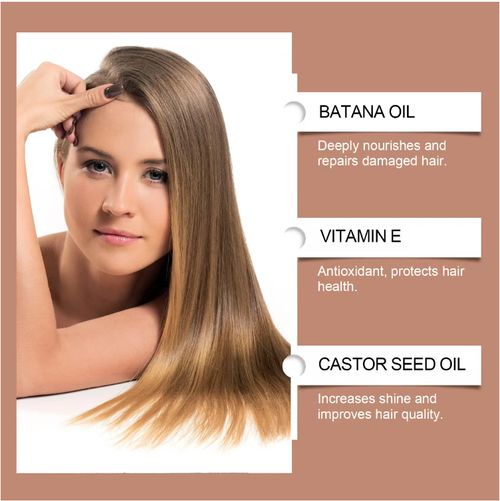 Faça o pedido hoje e você receberá 3 caixas do condicionador Batana Moisturizing Nourishing Repair para o couro cabeludo.  Contém óleo de Batana e outros extratos botânicos.  Aplique por 10 minutos para reparar cabelos danificados e com frizz, deixando-o liso, fortalecendo as raízes, reduzindo a caspa, e a fórmula botânica é suave para couros cabeludos sensíveis.  Após a lavagem, o cabelo ficará hidratado e brilhante, e o cabelo penteado ficará requintado.