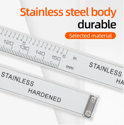 Paquímetro digital, medição rápida, precisa e fácil!  A tela de alta definição lê os dados instantaneamente, comutação de unidade dupla + reinicialização zero com um clique, com precisão de 0,01 mm para capturar com precisão.  O material de liga é resistente ao desgaste, adequado para vários cenários, como processamento mecânico e artesanato DIY, um grande auxiliar para medição!