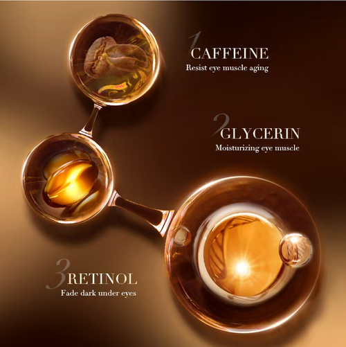 Se você fizer um pedido hoje, receberá 5 frascos de Creme Olhálico com Retinol com Cafeína.  Possui uma textura espessa e lisa, que pode suavizar e realçar a pele ao redor dos olhos.  Aplique uma pequena quantidade do creme para os olhos na região dos olhos pela manhã e à noite, dê tapinhas suaves em movimentos circulares com os dedos até que seja absorvido.  Deixe que ele te leve por uma jornada de rejuvenescimento ao redor dos olhos, ajudando você a recuperar olhos jovens brilhantes e firmes.