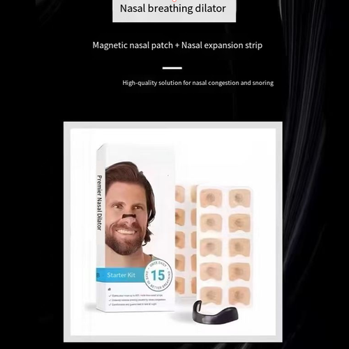 30 pares, total de 60 peças, clipe nasal anti-ronco e sucção magnética das vias aéreas.  Pode expandir a passagem nasal e parar o ronco.  Também pode limpar a cavidade nasal para facilitar a respiração e aliviar a congestão causada pela inflamação nasal.  É suave para a pele, portátil e fácil de usar.  Ele permite que você durma sem roncar a noite toda e respire livremente.  Quem sofre de alergia nasal também pode dormir bem e acordar cheio de energia pela manhã.