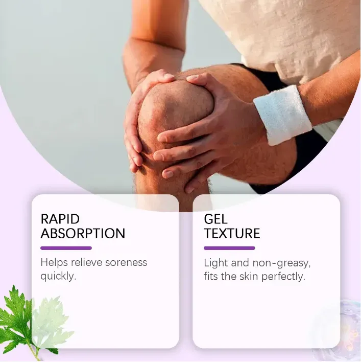 Alivia a dor muscular e articular O creme para cuidados com as articulações e músculos, com ingredientes naturais, pode penetrar rapidamente e aliviar dores musculares e articulares.  Tem uma textura refrescante e não oleosa.  É adequado para várias áreas, como ombros, pescoço, costas, joelhos, etc.  Encomende hoje e receba 2 garrafas.  Apresse-se e pegue-o!