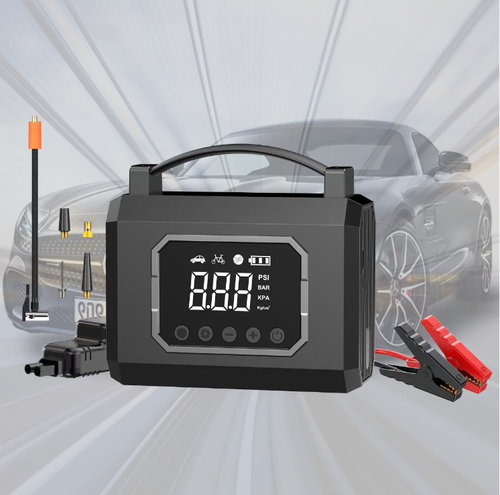 Esta máquina de inflação assistida por energia integrada de cilindro de liga integra funções de inicialização e inflação precisas.  O cilindro de liga tem potência potente, display digital inteligente para inflação e parada automáticas e também vem com iluminação de emergência.  É adequado para vários cenários, portátil e durável.  É uma poderosa ferramenta de emergência para os proprietários de automóveis lidarem com situações de baixa potência e falta de ar.