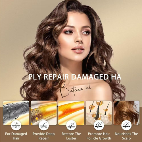 Faça o pedido hoje e você receberá 3 caixas do condicionador Batana Moisturizing Nourishing Repair para o couro cabeludo.  Contém óleo de Batana e outros extratos botânicos.  Aplique por 10 minutos para reparar cabelos danificados e com frizz, deixando-o liso, fortalecendo as raízes, reduzindo a caspa, e a fórmula botânica é suave para couros cabeludos sensíveis.  Após a lavagem, o cabelo ficará hidratado e brilhante, e o cabelo penteado ficará requintado.