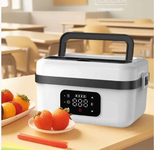 Esta caixa de refeições aquecida com carregamento sem fio tem uma grande capacidade de 1000ML para guardar alimentos e sopas.  Ele possui um revestimento interno de grau alimentício e função de aquecimento com temporizador, adequado para uso em escritórios, piqueniques e viagens de negócios.  Com quatro passos simples, o forro interno pode ser facilmente removido para limpeza.  Isso torna conveniente para quem gosta de levar refeições para comer pratos quentes e caseiros a qualquer momento.