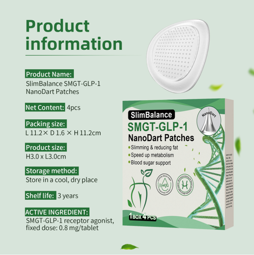 Se você fizer um pedido hoje, receberá 2 grandes pacotes dos Body Shape Maintenance and Balance Patches, totalizando 8 patches.  Depois de usá-los, o efeito será muito óbvio.  Ele utiliza tecnologia de nano micro-agulhas, atingindo precisamente a pele.  Ele pode reduzir a gordura e moldar o corpo, acelerar o metabolismo, e você pode facilmente perder peso simplesmente removendo cada patch.  Isso permitirá que você se transforme sutilmente no seu dia a dia.