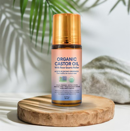 Faça o pedido hoje e você receberá 2 frascos de loção roll-on desintoxicante, purificadora e condicionante orgânica de óleo de rancino (desintoxicante, purificante e condicionador).  Este produto orgânico de cuidado com óleo de rancino é suave e seguro.  A cabeça rolante de cristal pérola é limpa e fácil de usar, proporcionando um efeito refrescante e multifuncional. É adequado para gestantes, pele seca e mulheres que valorizam a qualidade, além de oferecer proteção natural e suave para o corpo.