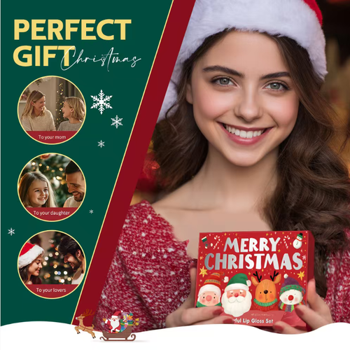 Gloss labial mate velvet matte.  Faça o pedido hoje e você receberá um conjunto de 6 tubos.  O próprio tubo é a edição limitada de Natal que acerta no lugar para as meninas. ele naturalmente tem um efeito chamativo.  A fórmula de veludo se transforma em uma textura semelhante a uma névoa na aplicação, fazendo com que os lábios fiquem leves e sem esforço.  Não causa ressecamento nem rachaduras, e pode cobrir completamente os lábios profundos sem deixar resíduos.  O tempo de uso é de 4 horas.