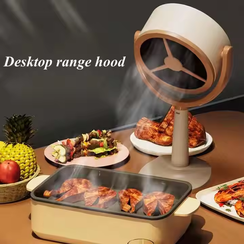 Portable Wireless Range Hood for Indoor & Outdoor Use Easy Height Angle Adjustment for BBQ Household Car RV Durable & Easy Clean