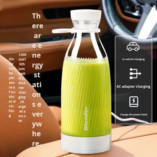 Portable rechargeable mini juice cup