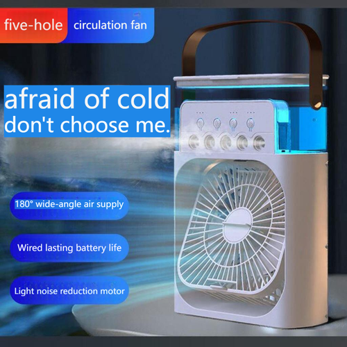 Five-hole spray fan