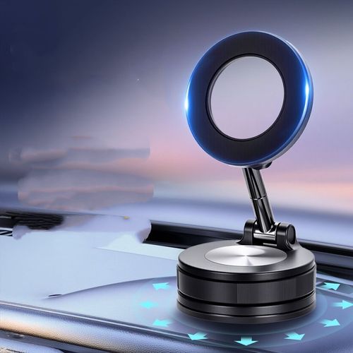 Vacuum magnetic phone mount