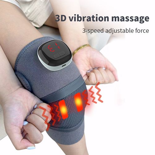 Knee Massager - Electric Heating Knee Support, Warmth for Cold Legs, Joint Physiotherapy Device with Vibration & Hot Compress