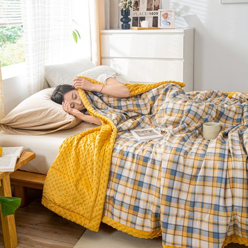 200x230 Dual-Sided Bean Dot Comforter - Breathable Minky Quilt for African Homes