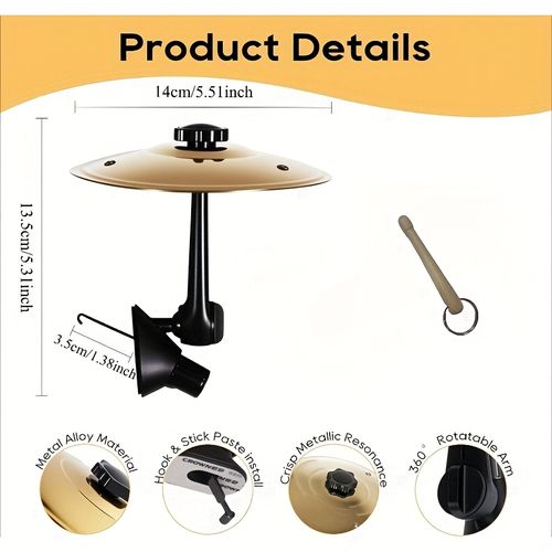 Drum and Sound Effect Set with Drumsticks