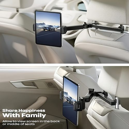 Car Rear Headrest Tablet Phone Holder