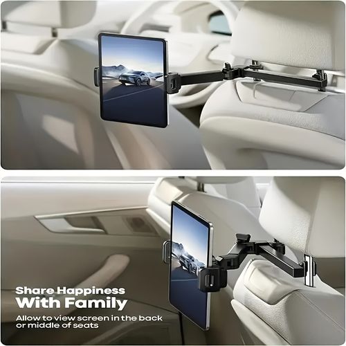 Car Rear Headrest Tablet Phone Holder