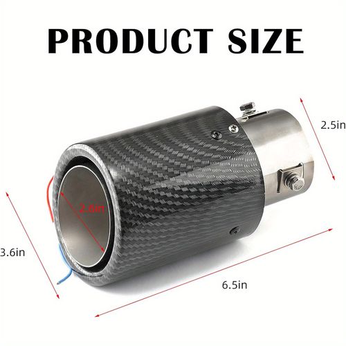1ps Inlet Carbon Fiber Exhaust Tip