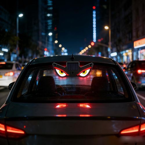 Solar Demon Eye LED Car Window Light