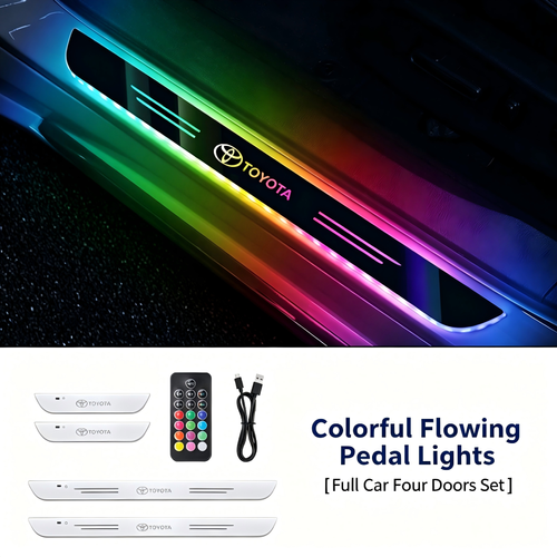 Toyota 4Pcs LED Car Door Sill Welcome Lights