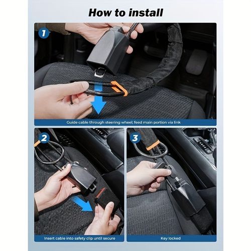 Anti-Theft Steering Wheel Lock