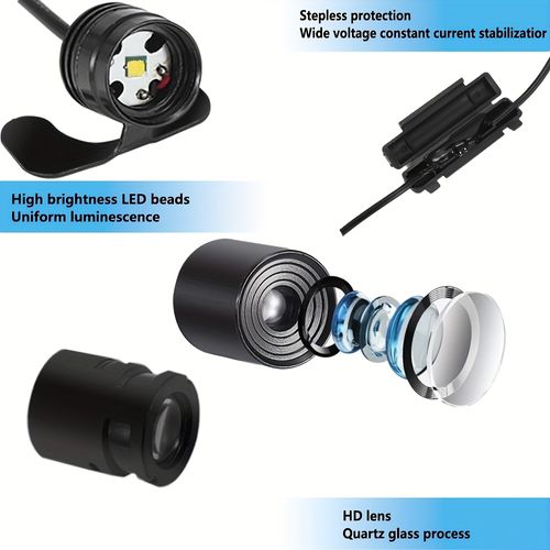 LED Projection Light for Motorcycles