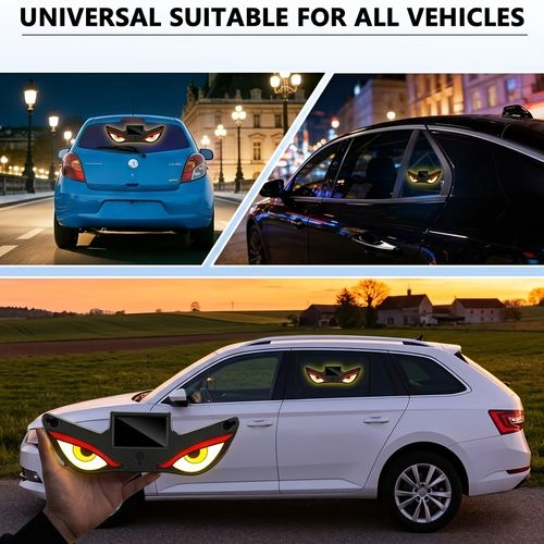 Solar Demon Eye LED Car Window Light