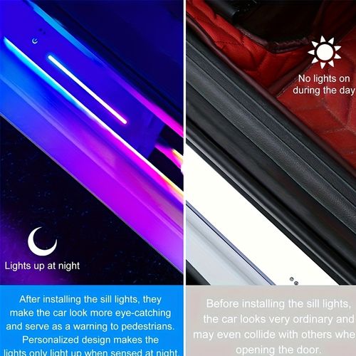 Toyota 4Pcs LED Car Door Sill Welcome Lights