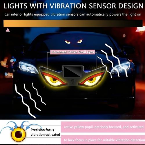 Solar Demon Eye LED Car Window Light