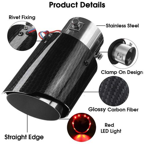 1ps Inlet Carbon Fiber Exhaust Tip