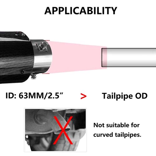 1ps Inlet Carbon Fiber Exhaust Tip