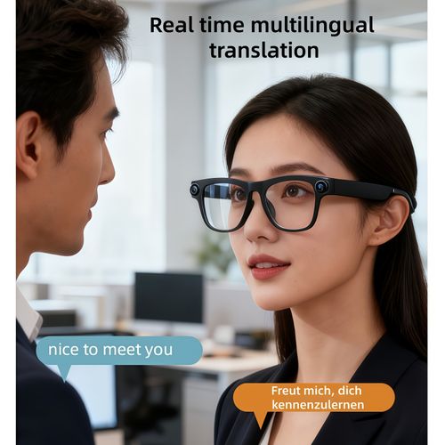 AI Smart Glasses with Built-in Camera