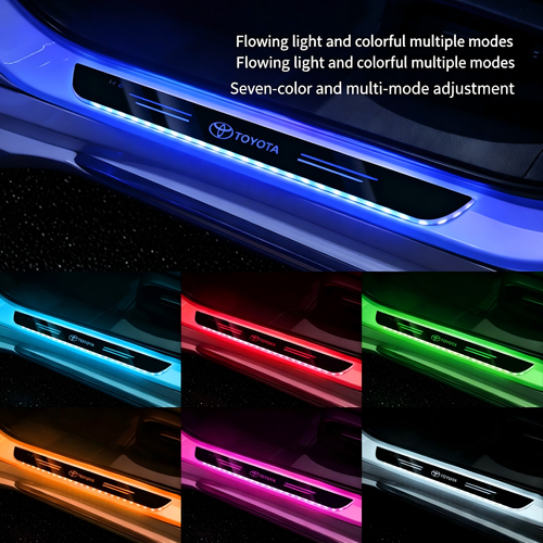 Toyota 4Pcs LED Car Door Sill Welcome Lights