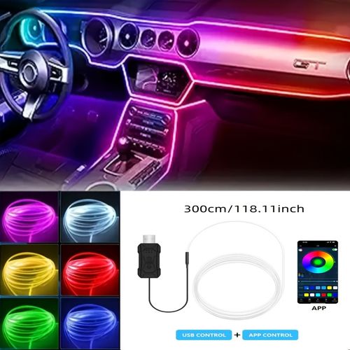 Automotive Interior Light 3m Ambient Lighting✨👨‍❤️‍👨