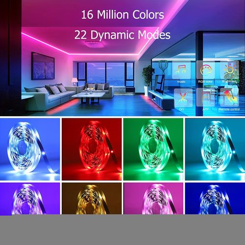 RGB LED Lights with App And Remote Control💓