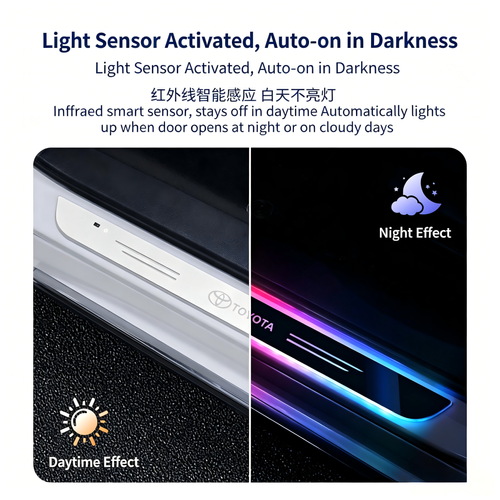 Toyota 4Pcs LED Car Door Sill Welcome Lights