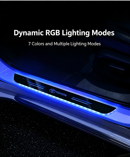 Toyota 4Pcs LED Car Door Sill Welcome Lights