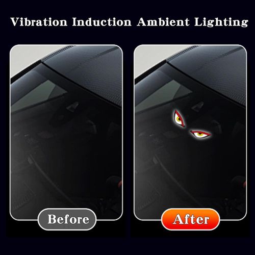 Solar Demon Eye LED Car Window Light
