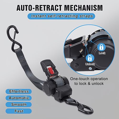 1ps retractable ratchet tie