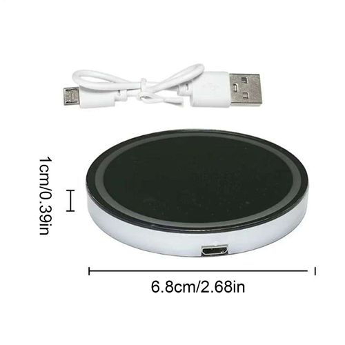2ps LED Illuminated Car Cup Holder Pad