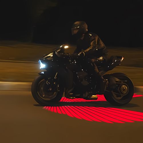 LED Projection Light for Motorcycles