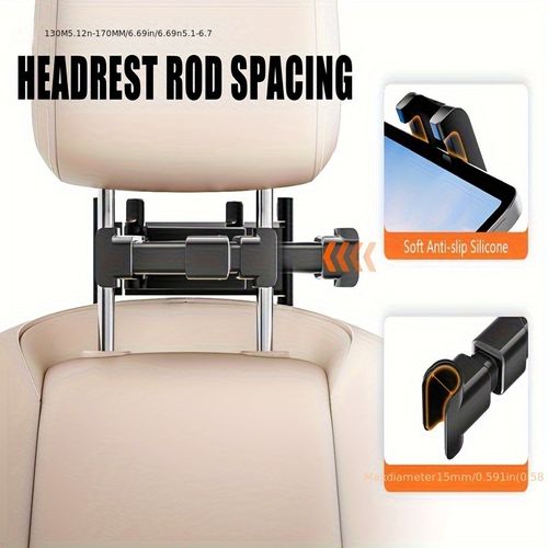 Car Rear Headrest Tablet Phone Holder