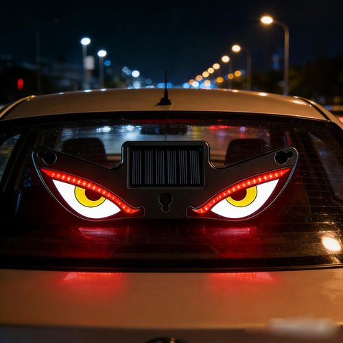 Solar Demon Eye LED Car Window Light