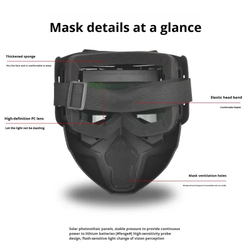 Harley-style welding goggles