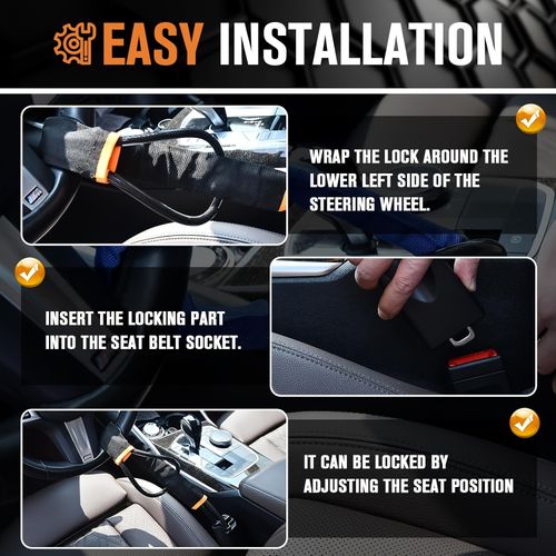 Anti-Theft Steering Wheel Lock